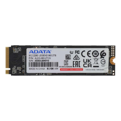 SSD накопитель ADATA Legend 960 2Tb M.2 2280 (PCIe 4.0 x4, NVMe, 3D NAND)