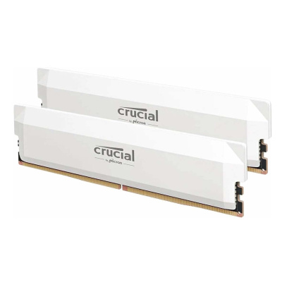 Оперативная память Crucial Pro Gaming by Micron (CP2K32G64C40U5W) DDR5 64GB 6400MHz CL40 UDIMM 2x32GB White
