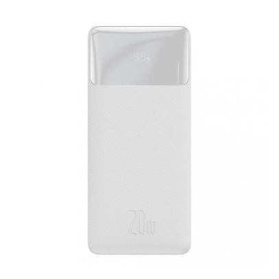 Внешний аккумулятор Baseus Bipow Digital Display Power Bank 30000mAh 20W PPDML-N02 (PPBD30K) Белый
