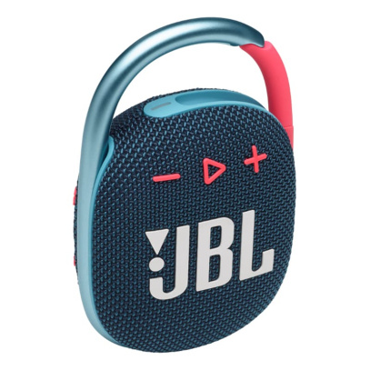 Портативная колонка JBL Clip 4 Blue/Pink, темно-синий