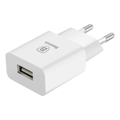 Зарядное устройство USB Baseus Letour Charger 2.1A (CCALL-E2A02), белый