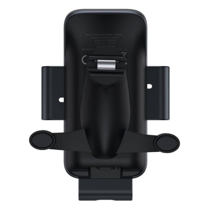 Автомобильный держатель Baseus Smart Solar Power Wireless Car Mount Electric Holder (SUZG000001) Черный