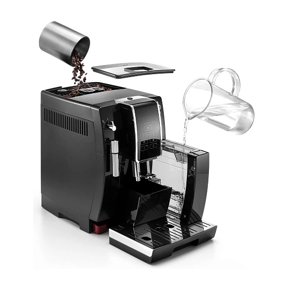 Кофемашина автоматическая DeLonghi Dinamica ECAM350.15.B Чёрный