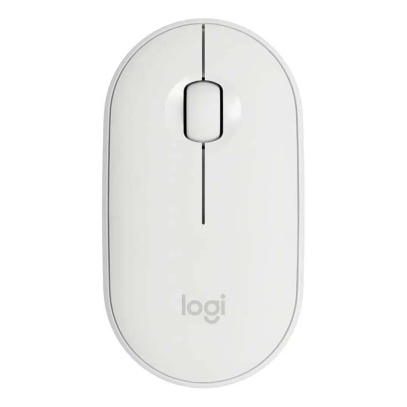 Беспроводная мышь Logitech Pebble M350 Wireless (910-005541) White, белый