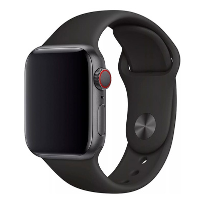 Ремешок "Silicone Band" для Apple Watch 42/44 мм Черный