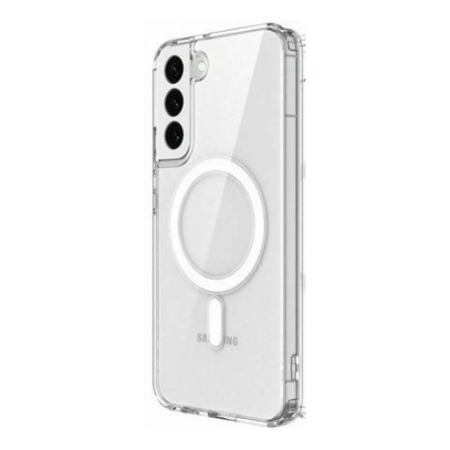 Чехол Keephone X-Crystal с MagSafe для Samsung Galaxy S23, прозрачный