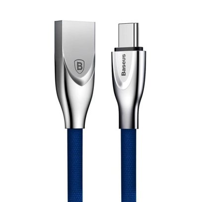 USB кабель Baseus Zinc alloy Cable для Lightning (CALMW-01) Черный