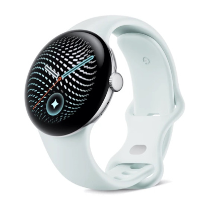 Часы Google Pixel Watch 5, 45 мм Polished Silver/Fog, серебристый