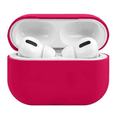 Силиконовый чехол с ремешком для AirPods Pro 2 Розовый