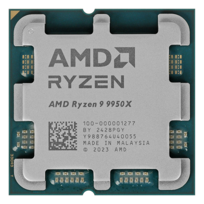 Процессор AMD Ryzen 9 9950X, 4,30 ГГц (Turbo 5,70 ГГц), AM5, OEM (100-000001277)
