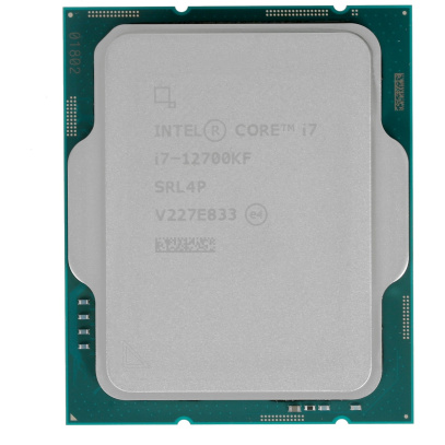 Процессор Intel Core i7-12700KF, 3.6 ГГц (Turbo 5,00 ГГц), LGA1700, OEM (CM8071504553829SRL4P)