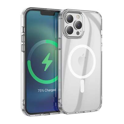 Чехол для Apple iPhone 14 Pro с MagSafe Hoco Series Airbag Anti-Fall Protective Shell Прозрачный