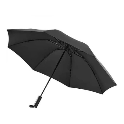 Зонт Xiaomi 90 Points с светодиодным фонариком Automatic Umbrella with LED Flashlight Черный