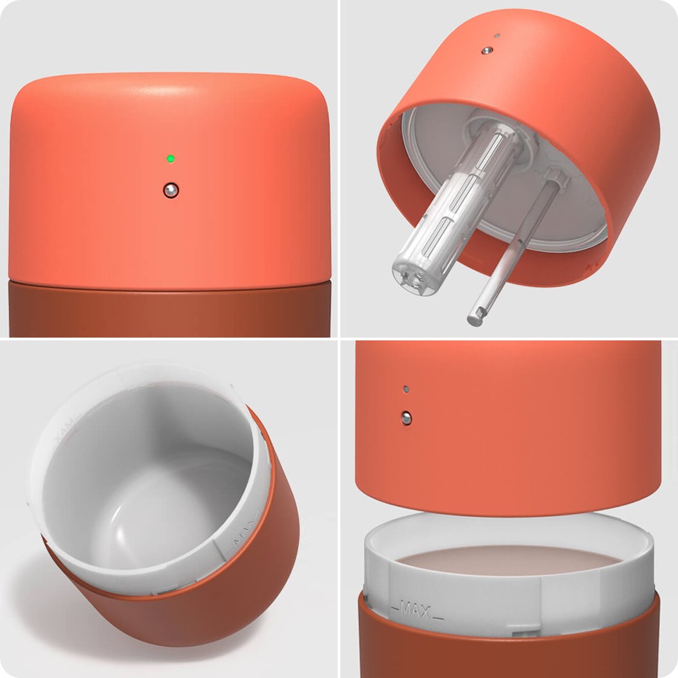 Портативный увлажнитель воздуха Xiaomi VH Man (серый)