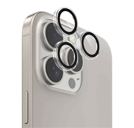 Защитное стекло для камеры iPhone 16 Pro/16 Pro Max SUPGLASS Anti Glare Camera lens glass (XC-34) Colorless