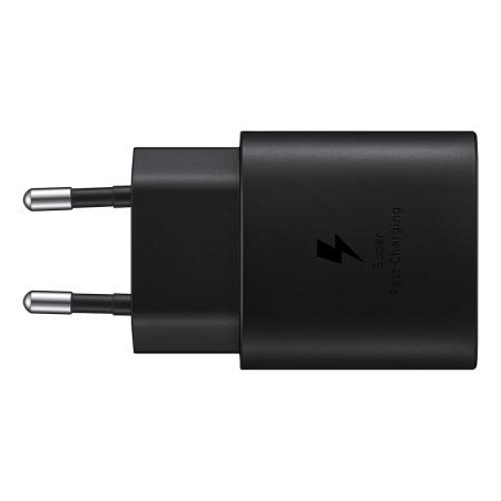 Зарядное устройство Samsung USB Tupe-C 25 Вт PD Adapter (EP-T2510), черный