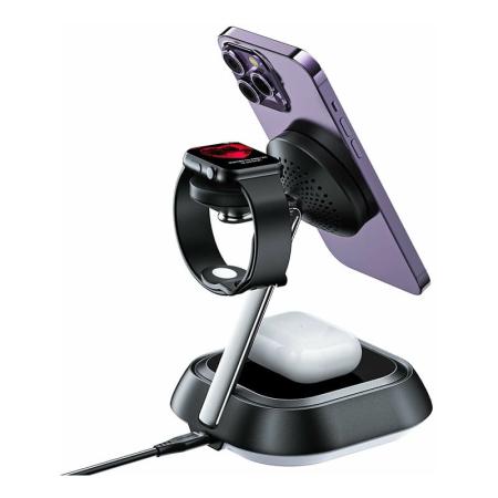 Беспроводное зарядное устройство AceFast Wireless Charger Desktop Holder (E16) Black, черный