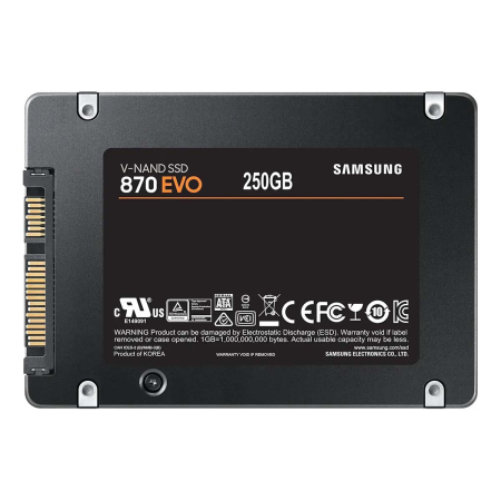 SSD накопитель Samsung 870 Evo 250Gb 2.5" SATA III (MZ-77E250B/KR)