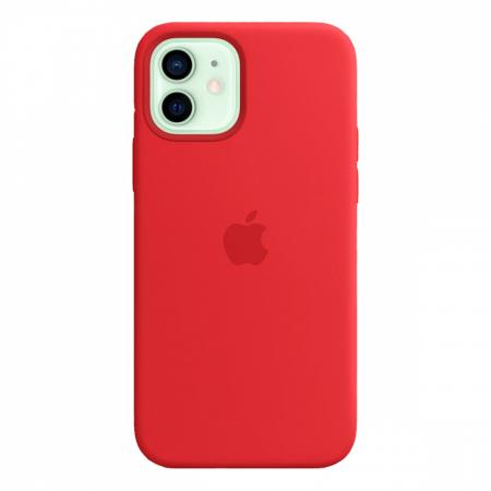 Чехол Silicone Case для Apple iPhone 12 mini Red, красный