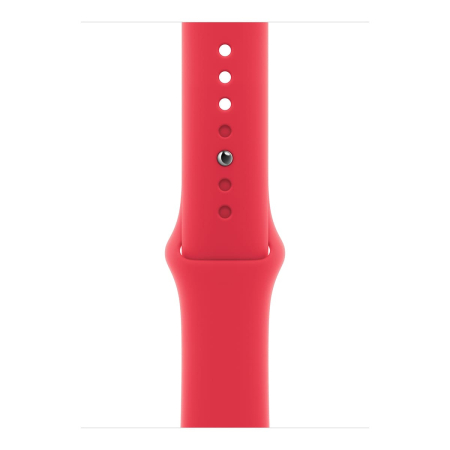 Apple Watch Series 9, 45 мм корпус из алюминия цвета (PRODUCT)RED™, ремешок Sport Band размера M/L цвета «Red»