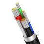Кабель Baseus Display Fast Charging Data Cable Type-C - Lighting 20W, 1 м (CATLSK-01) Черный