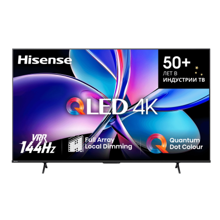 Телевизор Hisense 55" Ultra HD, 144Гц, QLED & DLED (55E7Q PRO)
