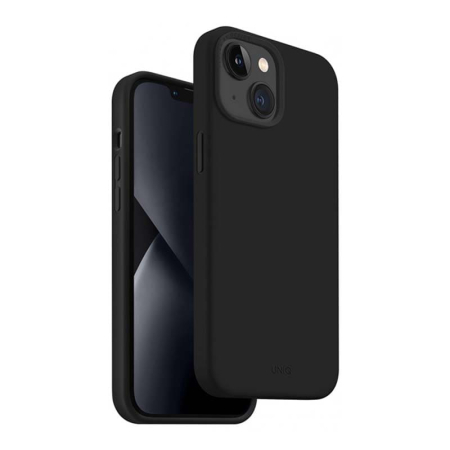 Чехол для iPhone 14 UNIQ Lino (IP6.1(2022)-LINOBLK) Черный