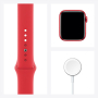 Apple Watch Series 6, 40 мм, корпус из алюминия цвета (PRODUCT)RED, спортивный ремешок красного цвета