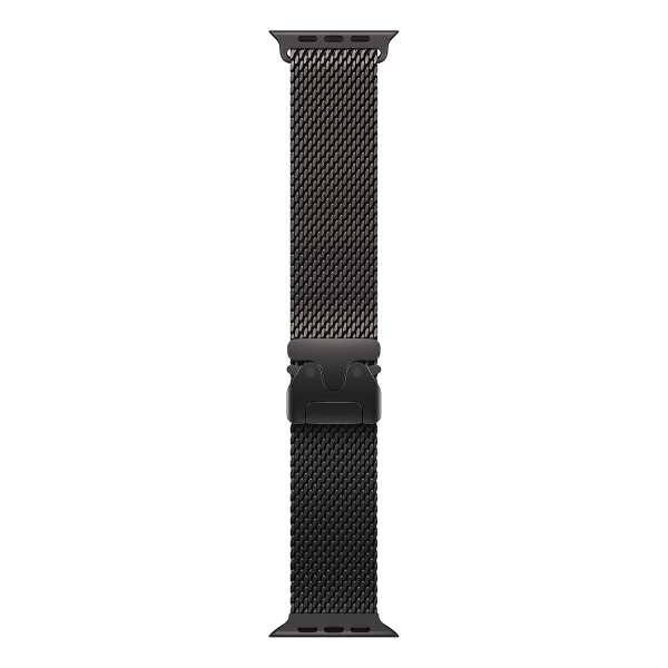 Apple Watch Ultra 4, 49 мм корпус из титана цвета «Black», ремешок Titanium Milanese Loop цвета «Black» размера S