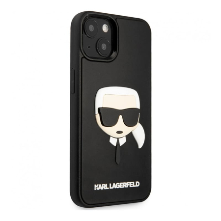 Чехол Karl Lagerfeld для iPhone 14 Plus 3D Rubber Karl's head Hard (KLHCP14MKH3DBK) Черный