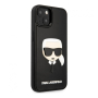 Чехол Karl Lagerfeld для iPhone 14 Plus 3D Rubber Karl's head Hard (KLHCP14MKH3DBK) Черный