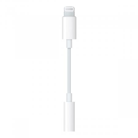 Переходник Apple Lightning - mini jack 3.5 Белый