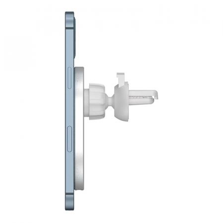 Автодержатель с функцией беспроводной зарядки WiWU Magnetic Attached Wireless Charger Car mount 15W (CH-306) Белый