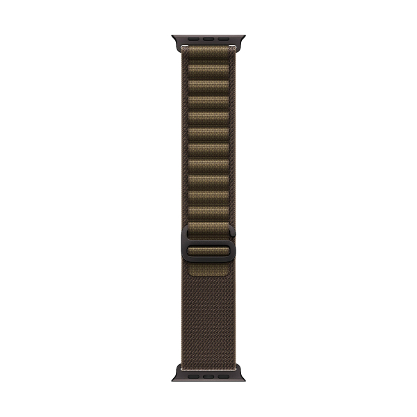 Apple Watch Ultra 4, 49 мм корпус из титана цвета «Black», ремешок Alpine Loop цвета «Dark Olive» размера L