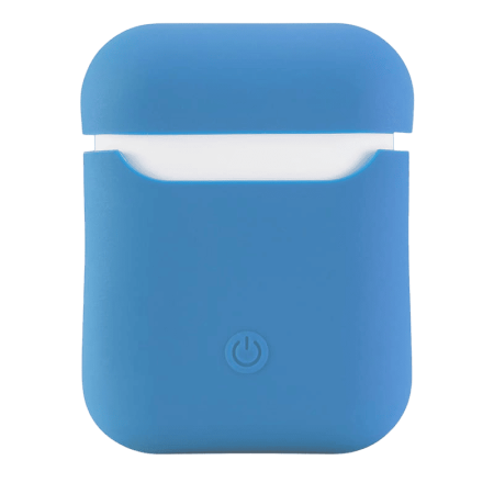 Чехол для Apple AirPods 1/2 Silicone Case Coastal blue, прибрежный синий
