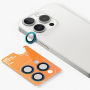 Защитное стекло для камеры iPhone 15 Pro Max BLUEO Original metal frame Colorfull