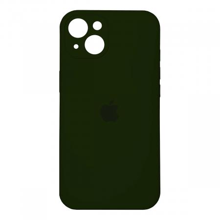 Чехол Silicone Case для Apple iPhone 13 Темно-зеленый