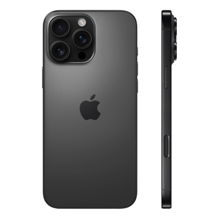 Apple iPhone 16 Pro Max 512Gb Dual SIM Black Titanium, титановый чёрный