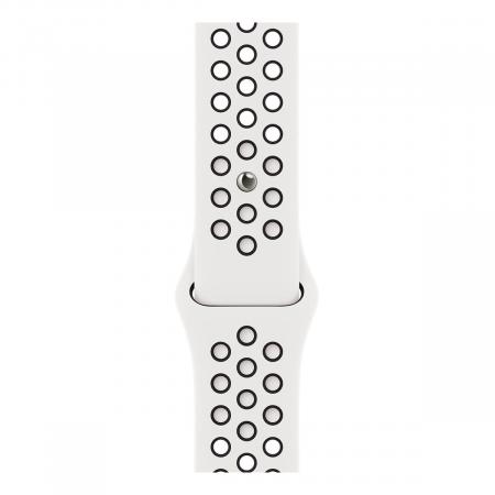 Apple Watch Nike Series 8, 45 мм корпус из алюминия цвета «Midnight», ремешок Nike Sport Band размера S/M цвета «Summit White/Black»