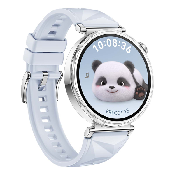 Часы HUAWEI Watch GT 5 Silver, 41 мм, цвет корпуса серебряный, цвет ремешка голубой