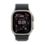 Apple Watch Ultra 3 (2025), 49 мм корпус из титана цвета «Natural», ремешок Alpine Loop размера L цвета «Black»