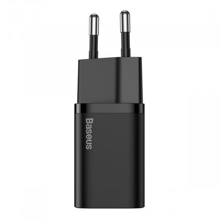 Зарядное устройство USB Type-C Baseus Super Si Quick Charger 1C 20 Вт EU (CCSUP-B01), черный