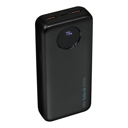 Внешний аккумулятор Deppa 20000mAh NRG Turbo V4c Чёрный
