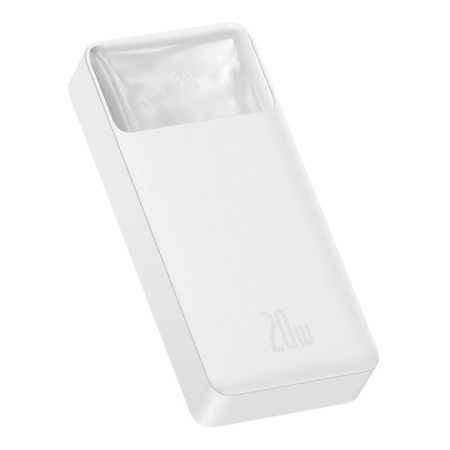 Внешний аккумулятор Baseus Bipow Digital Display Power bank 20000mAh 20W White