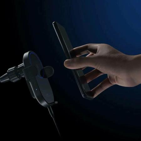 Держатель с беспроводной зарядкой Xiaomi Wireless Car Charger 30W BHR7063CN (W03ZM) Черный