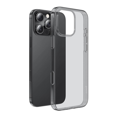 Чехол hoco. Creative Mobile phone case для Apple iPhone 16 Pro Прозрачный Черный