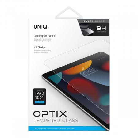 Стекло для iPad 10.2" (2019/21) UNIQ OPTIX (PD10.2-CLEAR) Прозрачный