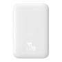 Внешний аккумулятор Baseus Magnetic Mini Wireless Fast Charge power bank с поддержкой беспроводной зарядки 6000mAh 20 Вт (PPCXM06A) Белый