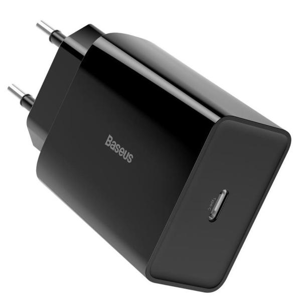 Зарядное устройство Baseus Speed Mini QC Quick Charger 20 Вт CCFS-SN01 (TC-012PD20), черный