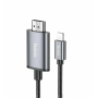 Кабель hoco. разъем Lightning – HDMI, 2 м (UA27) Черный
